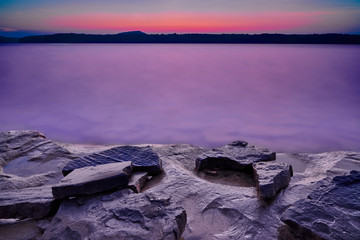 Wall Mural - Dusk on Cave Run Lake, KY