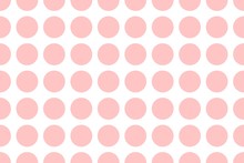 Polka Dot Pattern Pink And White. Design For Wallpaper, Fabric, Textile, Wrapping. Simple Background