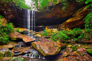 Wall Mural - van hook falls, daniel boone national forest, ky