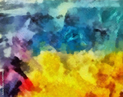 Detailed Close Up Grunge Clouds Abstract Background Dry Brush Strokes Hand Drawn Oil Painting On Canvas Texture Creative Simple Pattern For Graphic Work Web Design Or Wallpaper Chaotic Splashes Buy This Stock