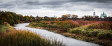 Fototapeta Góry - Autumn landscape with a river.