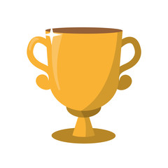 Sticker - golden trophy award