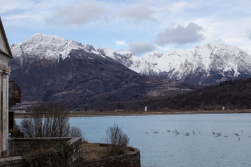 Canvas Print - Lago di Santa Croce