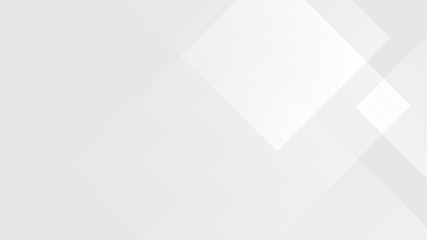 Wall Mural - white gradient abstract polygon pattern on gray background.