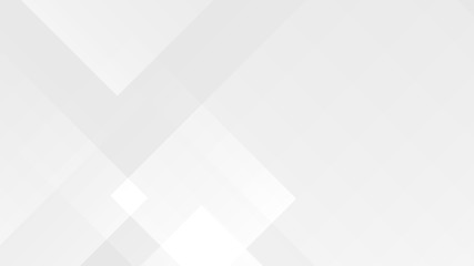Wall Mural - white gradient abstract polygon pattern on gray background.