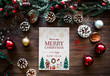 © Rawpixel.com - Christmas holiday greeting design mockup