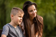© Martinan - Candid shot of mother and son outdoors
