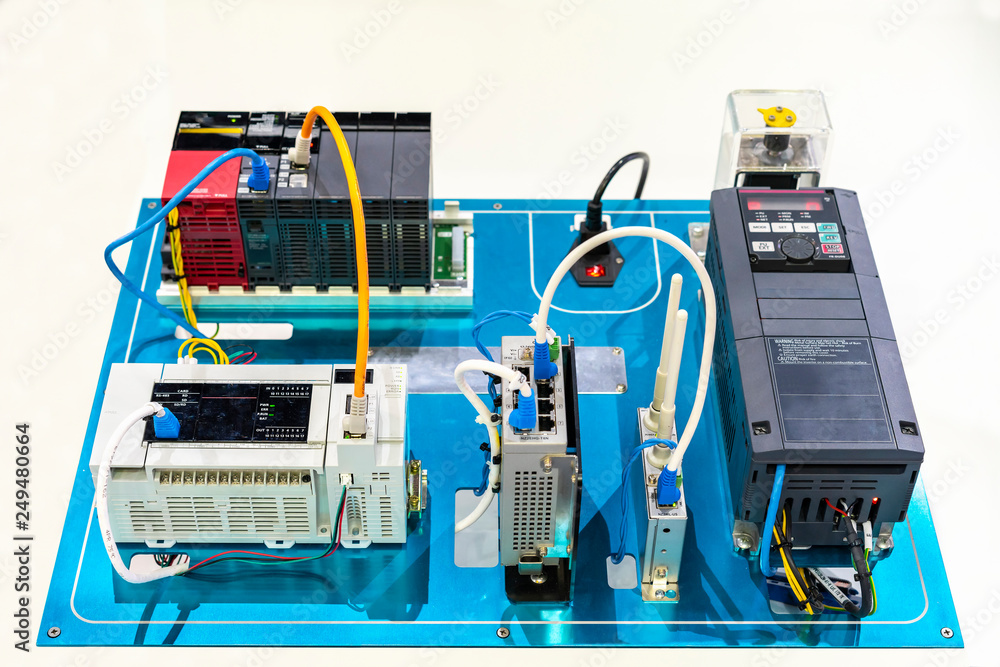 automatic inverter electric current vector-vfd connect with program ...