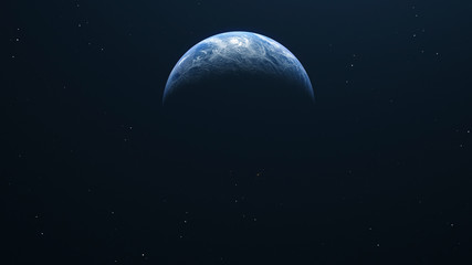 Wall Mural - the planet earth top view for background motion graphic or text