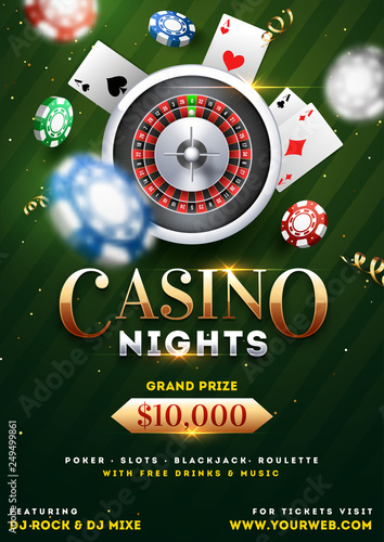 Casino Night Flyer Template Free Casino Night Flyer Template Free