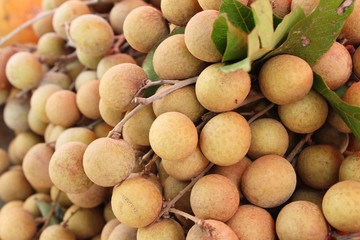 Canvas Print - longan delicious ,Thai fruit at street food