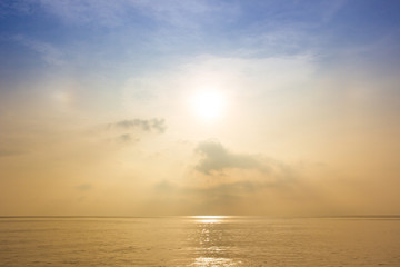 Wall Mural - Beautiful sea and sky during the sun rise.