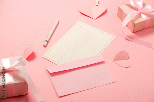 Woman S Day Greeting Card Envelope With Handcrafted Heart Shaped