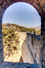 Canvas Print - Great wall of China at Badaling