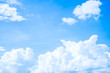 © smolaw11 - Clouds blue sky flying of white fluffy in daytime on clear summer day