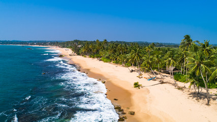 Wall Mural - Aerial. Tangalle beach. Sri Lanka.