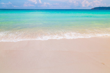 Beautiful beach and tropical sea