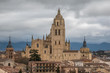 Skyline of the city of Segovia, Castile-Leon, Spain