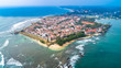 Aerial. Galle city view. Sri Lanka.