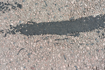 asphalt texture with big black spots