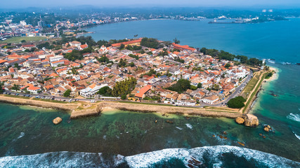 Wall Mural - Aerial. Galle city view. Sri Lanka.