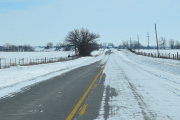 Sticker - Winter Highway