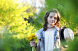 © alexkich - Girl in the park in the spring