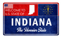 Welcome To Indiana - Grunde Sign