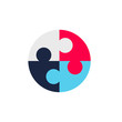 © Turgay Gasimli - puzzle icon symbol  in flat style