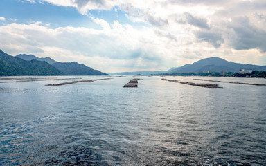 Canvas Print - 大野瀬戸かき海道の風景