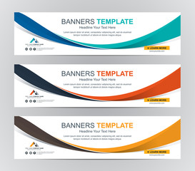 Wall Mural - abstract web banner design background or header templates