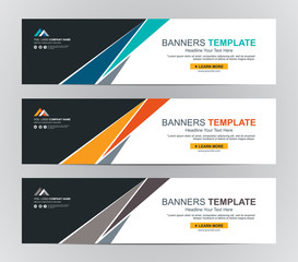 Wall Mural - abstract web banner design background or header templates