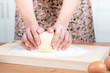 © zest_marina - Young beautiful girl making dough