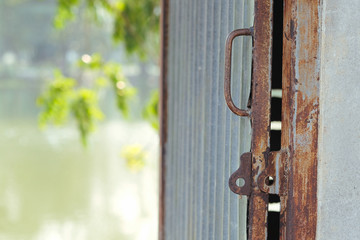 Rusted old door