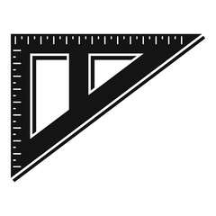 Sticker - Angle ruler icon. Simple illustration of angle ruler vector icon for web design isolated on white background