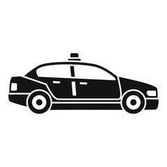 Sticker - Police patrol car icon. Simple illustration of police patrol car vector icon for web design isolated on white background