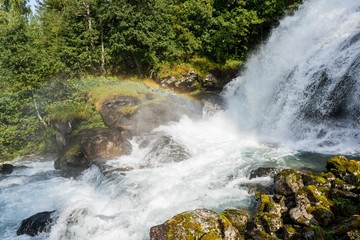 waterfall in forest