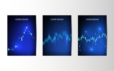 Wall Mural - modern vector template for brochure, leaflet, flyer, cover. structure for financial or economic abst