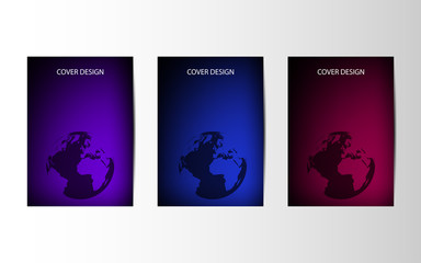 Wall Mural - modern vector template for brochure, leaflet, flyer, cover.abstract business card vector template wi