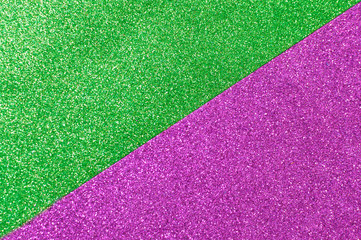 Wall Mural - background mixed glitter texture green and purple, abstract background isolated