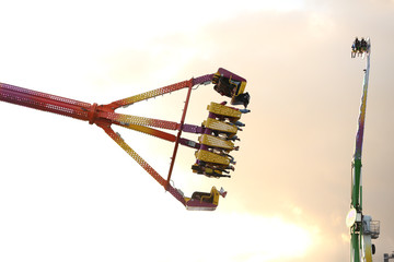 Wall Mural - on a ride at the fair