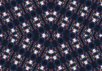 Canvas Print - Computer generated artistic futuristic abstract modern energetic fractal patterns artwork background