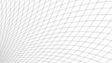 Fototapeta Nowy Jork - Abstract background of intersected gradient curves in white colors