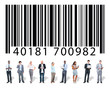 © Rawpixel.com - Business people using devices with barcode graphic