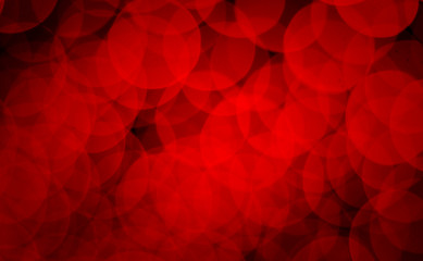 Wall Mural - red bokeh background