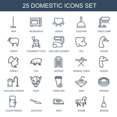 Canvas Print - domestic icons