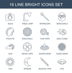 Wall Mural - bright icons