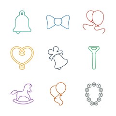 Poster - 9 decoration icons