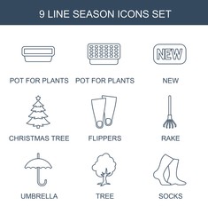 Sticker - season icons