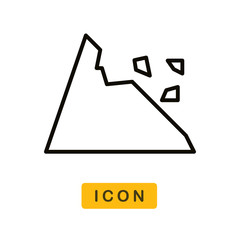 Rocks vector icon